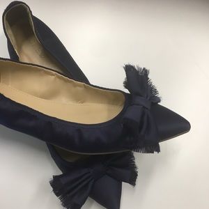 Lottie flats in Satin